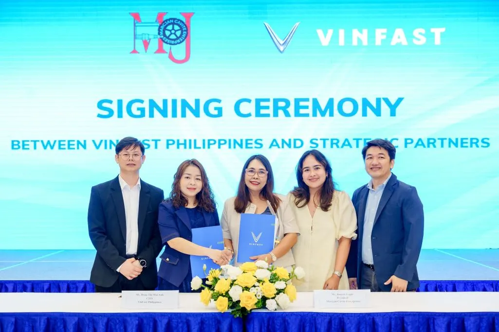 vinhxd comxuong dich vu 130525 3 VinFast “bắt tay” với 4 đối tác uy tín Philippines, mở rộng mạng lưới xưởng dịch vụ